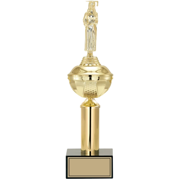 ODAK KUPA - Figürlü Kupalar - Mezuniyet Kadın Figürlü Kupalar FG-047 C - 39 cm ürün görseli 1