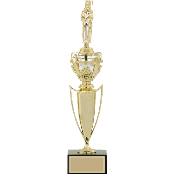 ODAK KUPA - Figürlü Kupalar - Mezuniyet Kadın Figürlü Kupalar FG-044 A - 43 cm ürün görseli 1