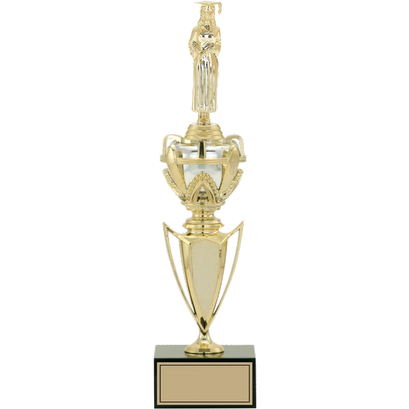 ODAK KUPA - Figürlü Kupalar - Mezuniyet Kadın Figürlü Kupalar FG-044 C - 39 cm ürün görseli 1