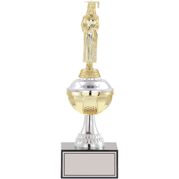 ODAK KUPA - Figürlü Kupalar - Mezuniyet Kadın Figürlü Kupalar FG-045 C - 31 cm ürün görseli 1