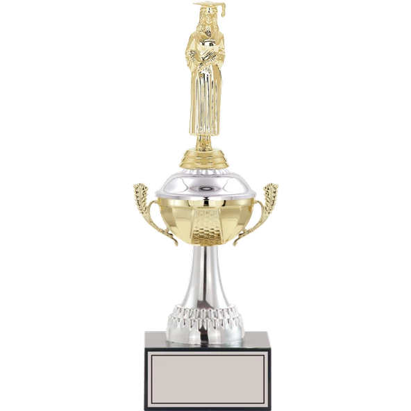 ODAK KUPA - Figürlü Kupalar - Mezuniyet Kadın Figürlü Kupalar FG-046 B - 33 cm ürün görseli 1