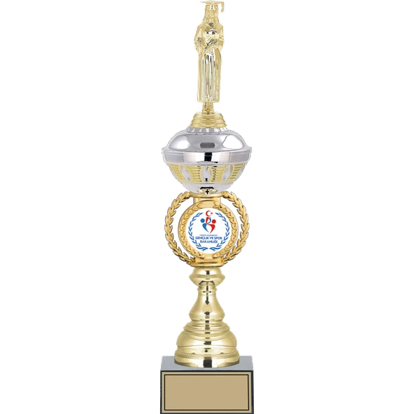 ODAK KUPA - Figürlü Kupalar - Mezuniyet Kadın Figürlü Kupalar FG-066 C - 45 cm ürün görseli 1