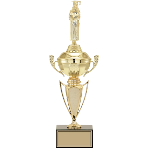 ODAK KUPA - Figürlü Kupalar - Mezuniyet Kadın Figürlü Kupalar FG-068 C - 41 cm ürün görseli 1