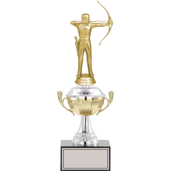 ODAK KUPA - Figürlü Kupalar - Okçu Figürlü Kupalar FG-046 C - 31 cm ürün görseli 1