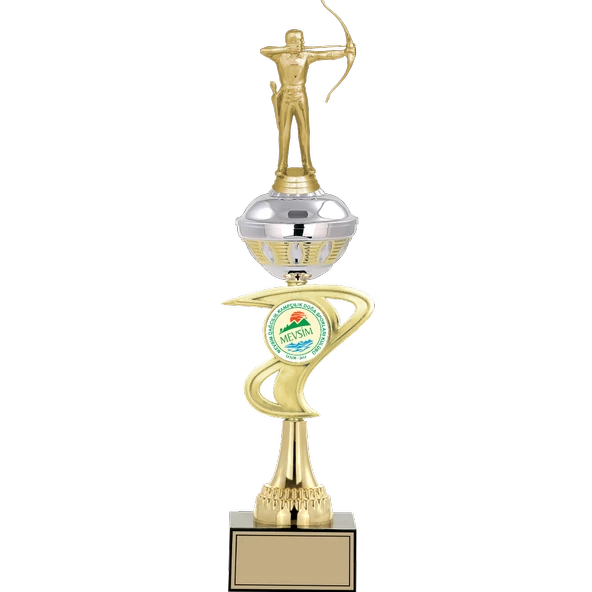 ODAK KUPA - Figürlü Kupalar - Okçu Figürlü Kupalar FG-065 B - 46 cm ürün görseli 1