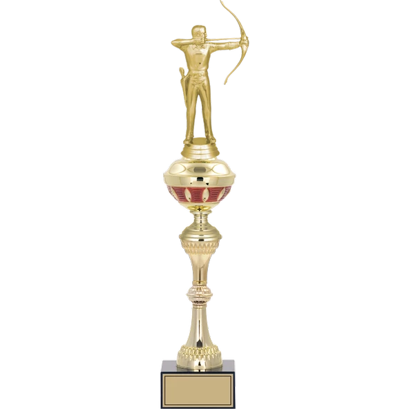 ODAK KUPA - Figürlü Kupalar - Okçu Figürlü Kupalar FG-064 B - 48 cm ürün görseli 1