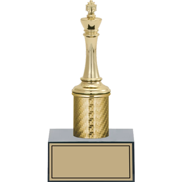 ODAK KUPA - Figürlü Kupalar - Satranç Figürlü Kupalar FG-001 A - 19 cm ürün görseli 1