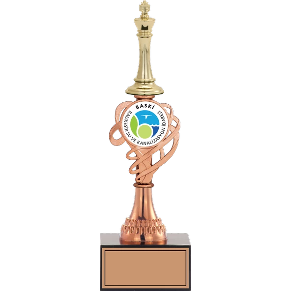 ODAK KUPA - Figürlü Kupalar - Satranç Figürlü Kupalar FG-034 C - 31 cm ürün görseli 1