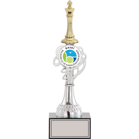 ODAK KUPA - Figürlü Kupalar - Satranç Figürlü Kupalar FG-034 B - 33 cm ürün görseli 1
