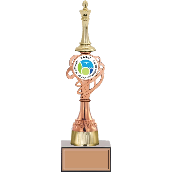ODAK KUPA - Figürlü Kupalar - Satranç Figürlü Kupalar FG-036 C - 34 cm ürün görseli 1