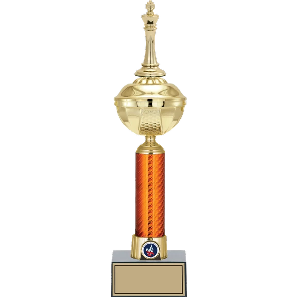 ODAK KUPA - Figürlü Kupalar - Satranç Figürlü Kupalar FG-055 A - 42 cm ürün görseli 1