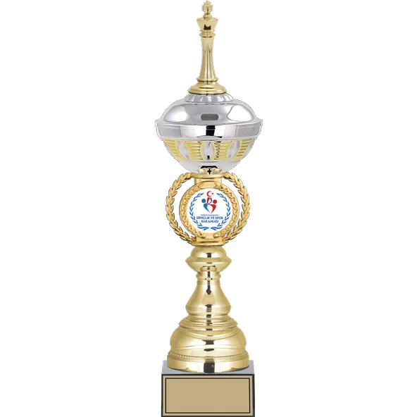 ODAK KUPA - Figürlü Kupalar - Satranç Figürlü Kupalar FG-066 A - 46 cm ürün görseli 1