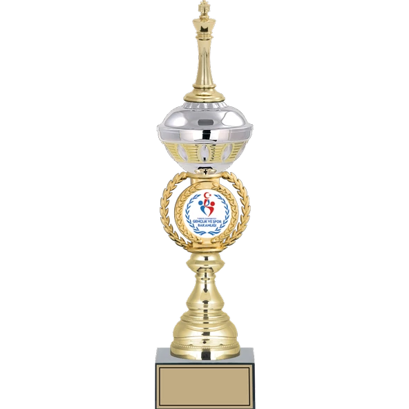 ODAK KUPA - Figürlü Kupalar - Satranç Figürlü Kupalar FG-066 C - 42 cm ürün görseli 1