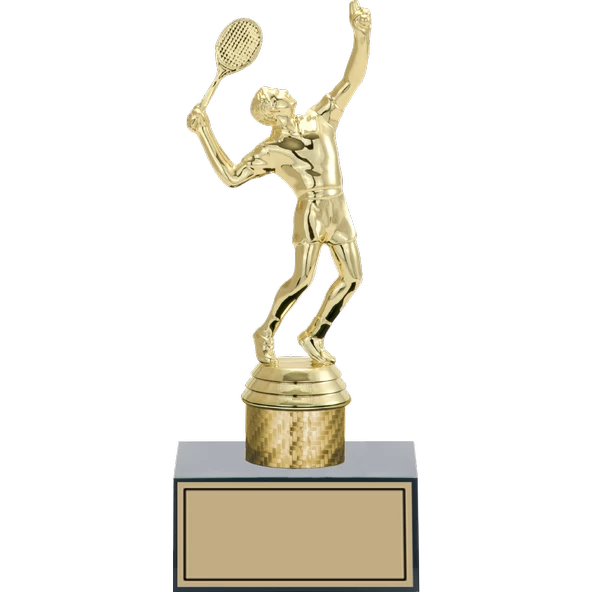 ODAK KUPA - Figürlü Kupalar - Tenis Erkek Figürlü Kupalar FG-001 B - 22 cm ürün görseli 1