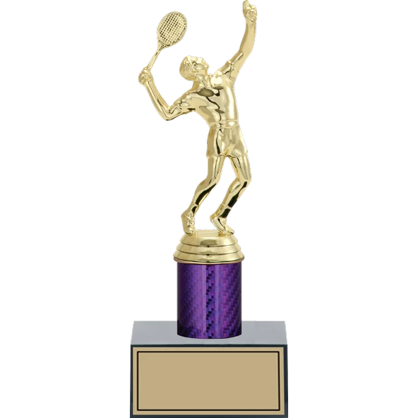 ODAK KUPA - Figürlü Kupalar - Tenis Erkek Figürlü Kupalar FG-002 B - 24 cm ürün görseli 1