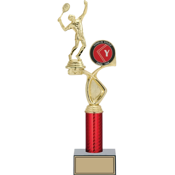 ODAK KUPA - Figürlü Kupalar - Tenis Erkek Figürlü Kupalar FG-016 B - 39 cm ürün görseli 1