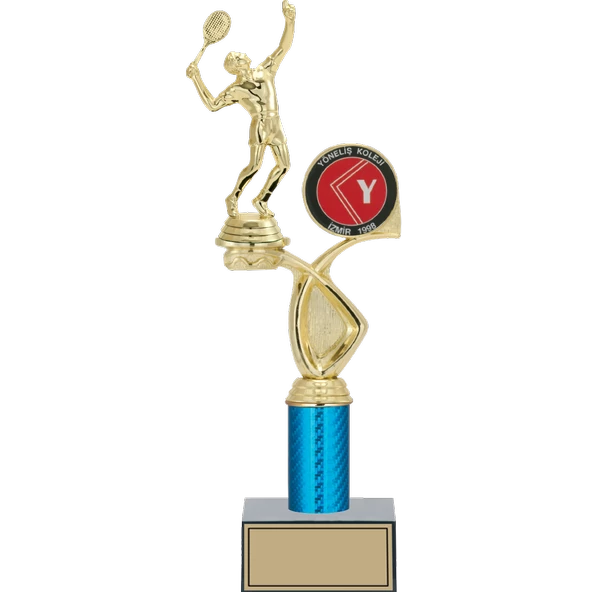 ODAK KUPA - Figürlü Kupalar - Tenis Erkek Figürlü Kupalar FG-017 C - 36 cm ürün görseli 1