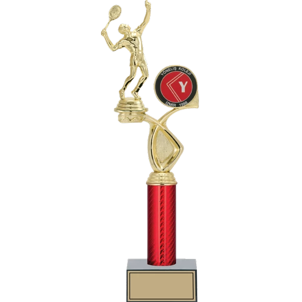 ODAK KUPA - Figürlü Kupalar - Tenis Erkek Figürlü Kupalar FG-016 A - 41 cm ürün görseli 1
