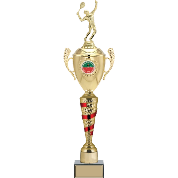 ODAK KUPA - Figürlü Kupalar - Tenis Erkek Figürlü Kupalar FG-084 B - 64 cm ürün görseli 1