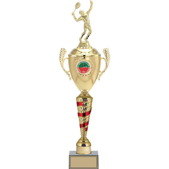 ODAK KUPA - Figürlü Kupalar - Tenis Erkek Figürlü Kupalar FG-084 C - 60 cm ürün görseli 1