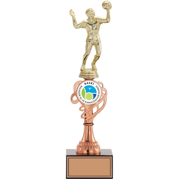 ODAK KUPA - Figürlü Kupalar - Voleybol Erkek Figürlü Kupalar FG-034 C - 35 cm ürün görseli 1