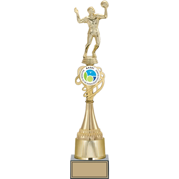 ODAK KUPA - Figürlü Kupalar - Voleybol Erkek Figürlü Kupalar FG-033 A - 44 cm ürün görseli 1