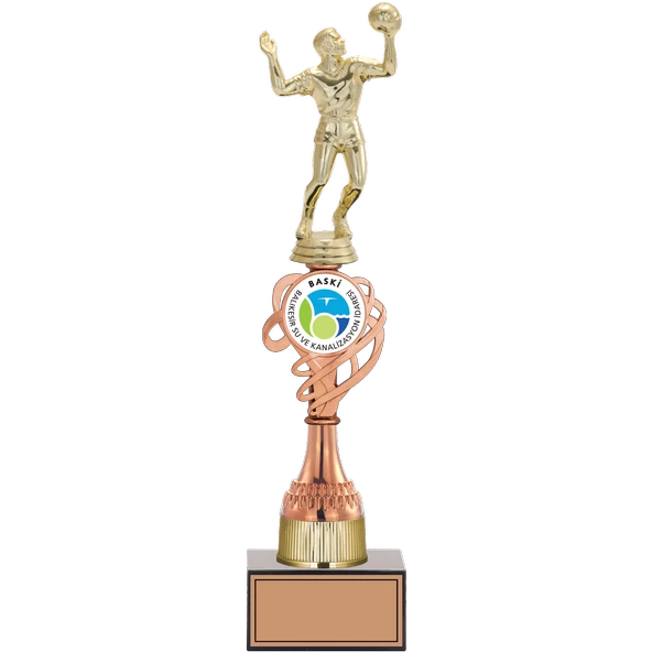 ODAK KUPA - Figürlü Kupalar - Voleybol Erkek Figürlü Kupalar FG-036 C - 38 cm ürün görseli 1
