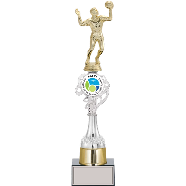 ODAK KUPA - Figürlü Kupalar - Voleybol Erkek Figürlü Kupalar FG-036 B - 41 cm ürün görseli 1