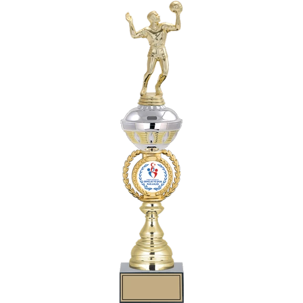 ODAK KUPA - Figürlü Kupalar - Voleybol Erkek Figürlü Kupalar FG-066 C - 46 cm ürün görseli 1