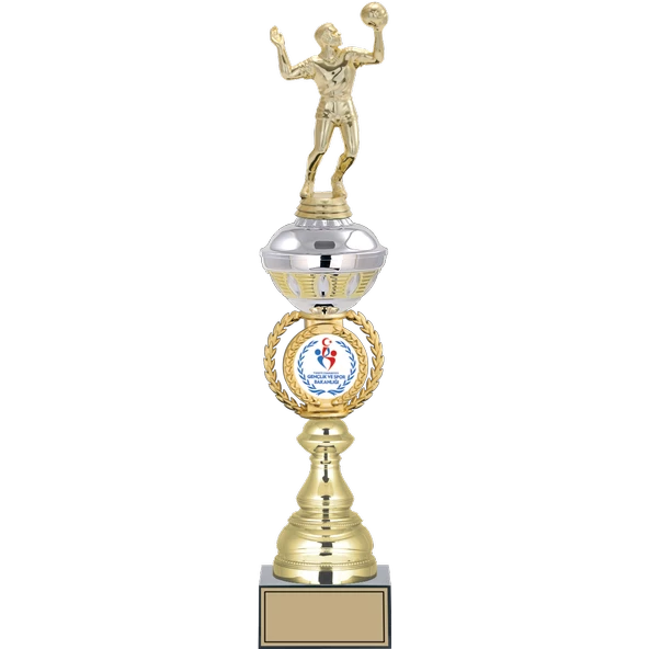 ODAK KUPA - Figürlü Kupalar - Voleybol Erkek Figürlü Kupalar FG-066 B - 47 cm ürün görseli 1