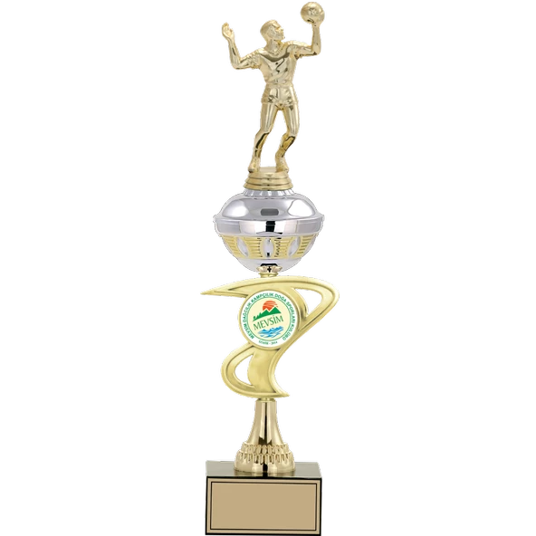 ODAK KUPA - Figürlü Kupalar - Voleybol Erkek Figürlü Kupalar FG-065 C - 45 cm ürün görseli 1