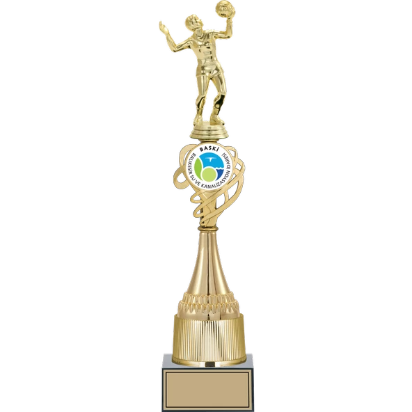 ODAK KUPA - Figürlü Kupalar - Voleybol Kadın Figürlü Kupalar FG-033 A - 44 cm ürün görseli 1