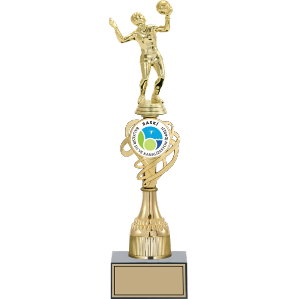 ODAK KUPA - Figürlü Kupalar - Voleybol Kadın Figürlü Kupalar FG-033 C - 38 cm ürün görseli 1