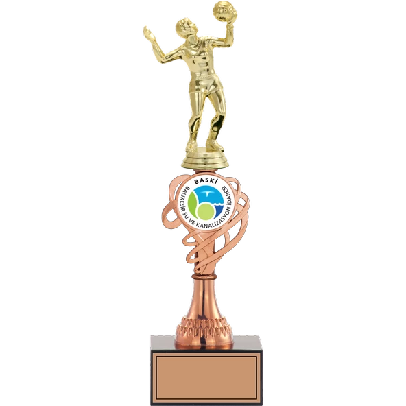 ODAK KUPA - Figürlü Kupalar - Voleybol Kadın Figürlü Kupalar FG-034 C - 35 cm ürün görseli 1
