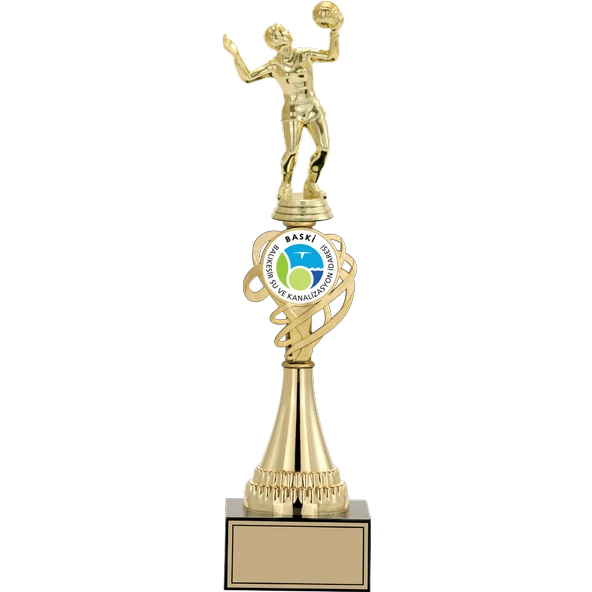 ODAK KUPA - Figürlü Kupalar - Voleybol Kadın Figürlü Kupalar FG-034 A - 39 cm ürün görseli 1