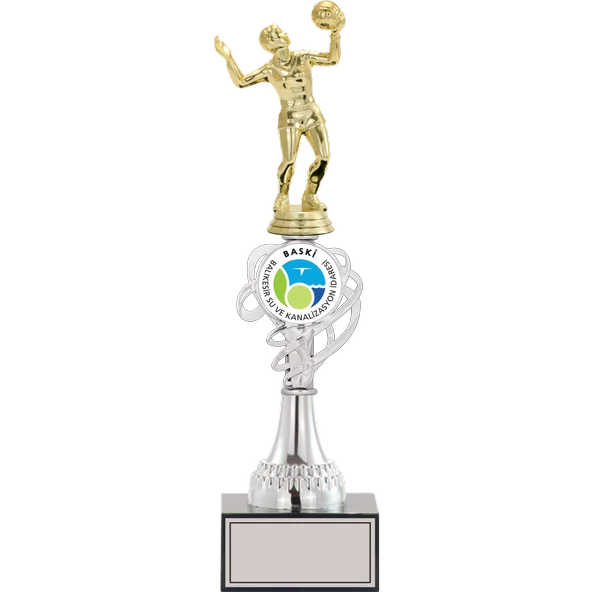 ODAK KUPA - Figürlü Kupalar - Voleybol Kadın Figürlü Kupalar FG-034 B - 37 cm ürün görseli 1