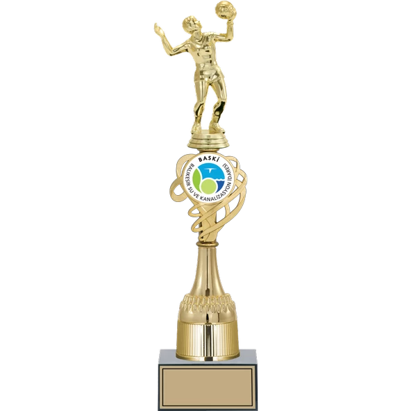 ODAK KUPA - Figürlü Kupalar - Voleybol Kadın Figürlü Kupalar FG-033 B - 41 cm ürün görseli 1