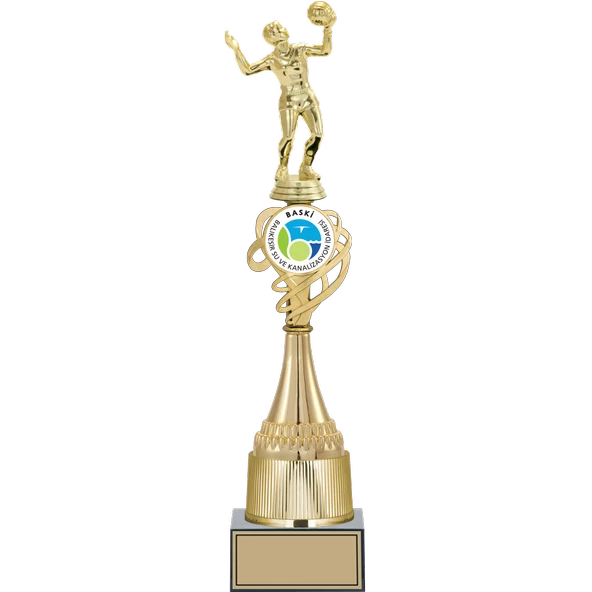 ODAK KUPA - Figürlü Kupalar - Voleybol Kadın Figürlü Kupalar FG-036 A - 44 cm ürün görseli 1