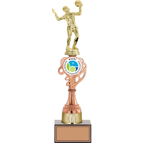ODAK KUPA - Figürlü Kupalar - Voleybol Kadın Figürlü Kupalar FG-036 C - 38 cm ürün görseli 1