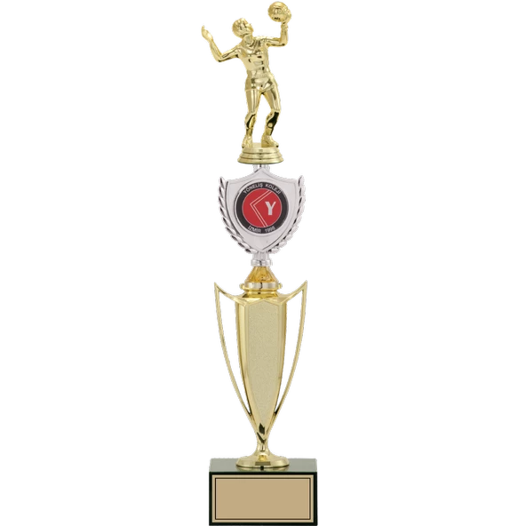 ODAK KUPA - Figürlü Kupalar - Voleybol Kadın Figürlü Kupalar FG-042 A - 48 cm ürün görseli 1