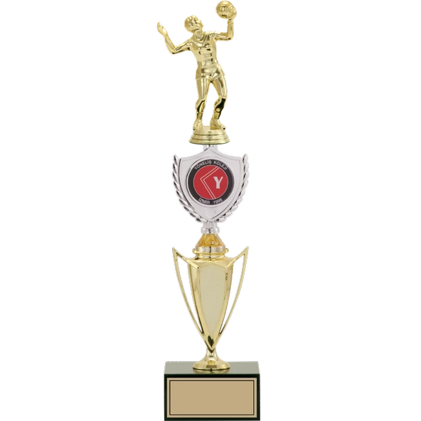 ODAK KUPA - Figürlü Kupalar - Voleybol Kadın Figürlü Kupalar FG-042 C - 43 cm ürün görseli 1