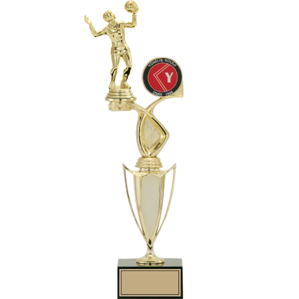 ODAK KUPA - Figürlü Kupalar - Voleybol Kadın Figürlü Kupalar FG-043 B - 43 cm ürün görseli 1