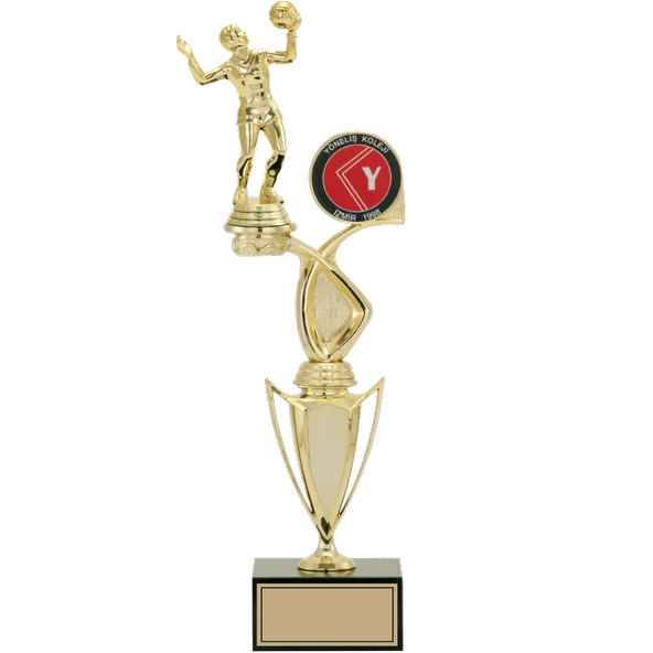 ODAK KUPA - Figürlü Kupalar - Voleybol Kadın Figürlü Kupalar FG-043 C - 41 cm ürün görseli 1