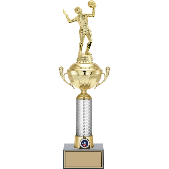 ODAK KUPA - Figürlü Kupalar - Voleybol Kadın Figürlü Kupalar FG-058 B - 44 cm ürün görseli 1