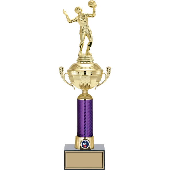 ODAK KUPA - Figürlü Kupalar - Voleybol Kadın Figürlü Kupalar FG-060 B - 44 cm ürün görseli 1