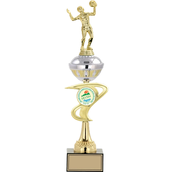ODAK KUPA - Figürlü Kupalar - Voleybol Kadın Figürlü Kupalar FG-065 B - 47 cm ürün görseli 1