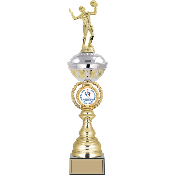 ODAK KUPA - Figürlü Kupalar - Voleybol Kadın Figürlü Kupalar FG-066 A - 50 cm ürün görseli 1