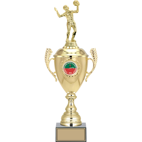 ODAK KUPA - Figürlü Kupalar - Voleybol Kadın Figürlü Kupalar FG-080 C - 48 cm ürün görseli 1