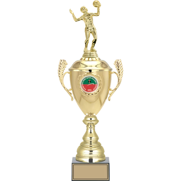 ODAK KUPA - Figürlü Kupalar - Voleybol Kadın Figürlü Kupalar FG-080 B - 49 cm ürün görseli 1