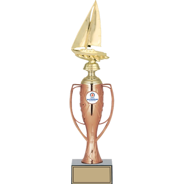 ODAK KUPA - Figürlü Kupalar - Yelken Figürlü Kupalar FG-025 C - 40 cm ürün görseli 1
